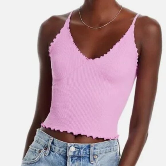 FREE PEOPLE Easy To Love Seamless Cami in pink  2512 1S4 - Picture 2 of 4